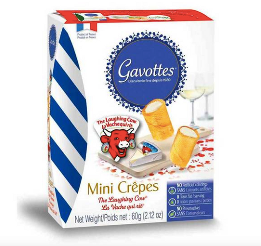 French Mini Crepes w/ Laughing Cow Cheese Gavottes