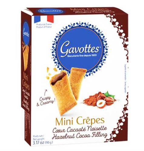 FRENCH HAZELNUTS CRISPY CREPE DENTELLE BISCUITS