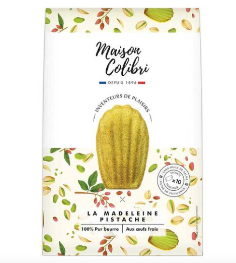 French Pistachio Madeleines Maison Colibri