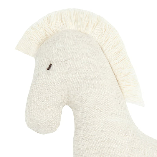 L1N0 Horse rattle linen - Greige