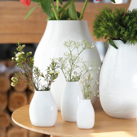 Freeform Porcelain Mini Vases - Set Of 3 R16479