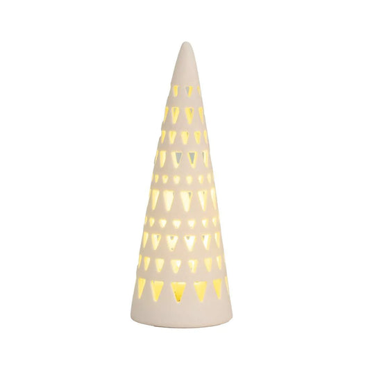 Fir Trees LED Lit With Pattern - Medium - R89866