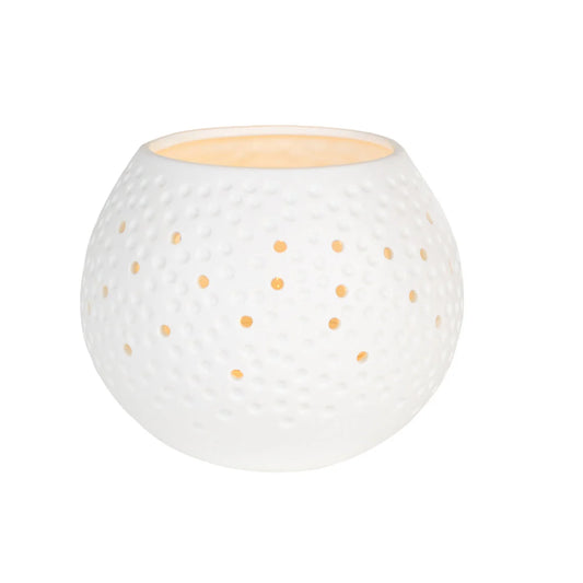 Porcelain Tealight Cup dots - R92320