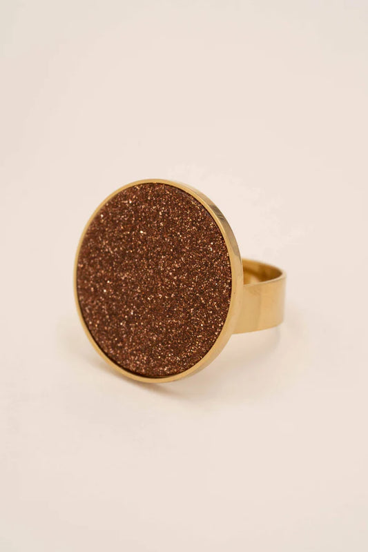 Blissie Ring GoldStone