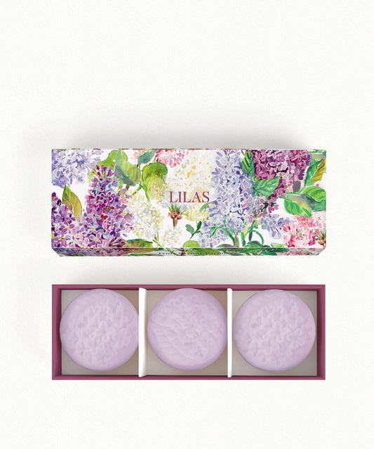 Lilas set of 3 soaps box (Lilac) - Fragonard