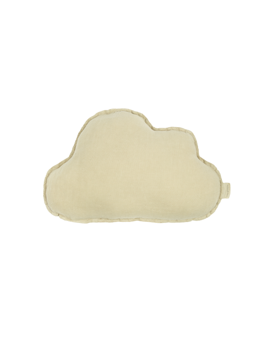 L1N0 Cloud cushion linen - Green Tea