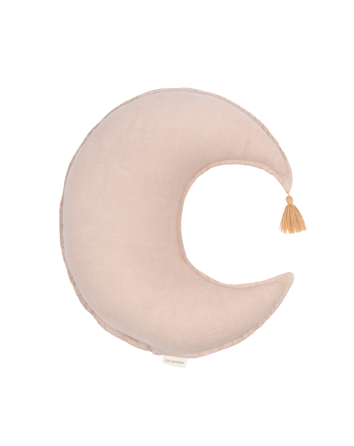 L1N0 Moon cushion linen - Mauve Pink