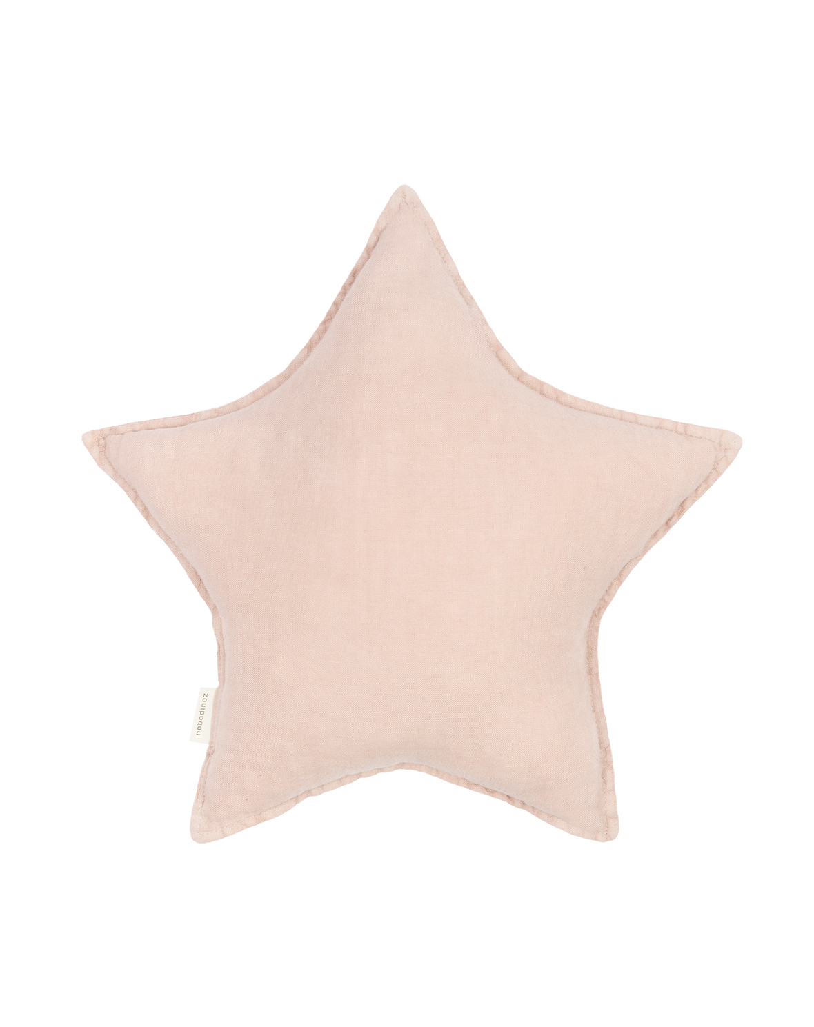 L1N0 star cushion linen - Mauve Pink