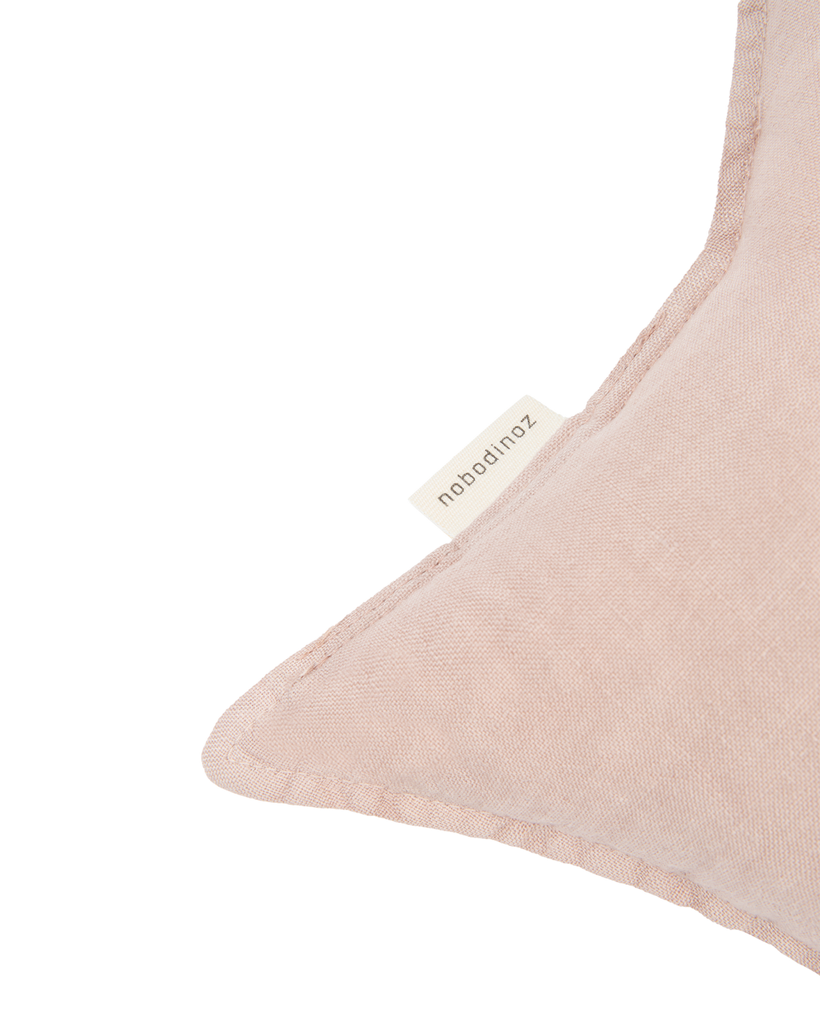 L1N0 star cushion linen - Mauve Pink