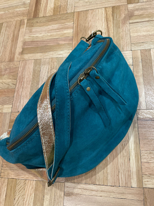 Milan Bumbag Petrol Blue