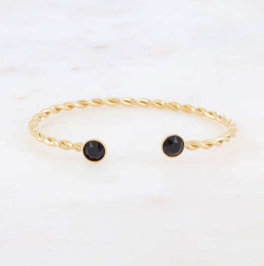 Livia Bracelet Black Gold