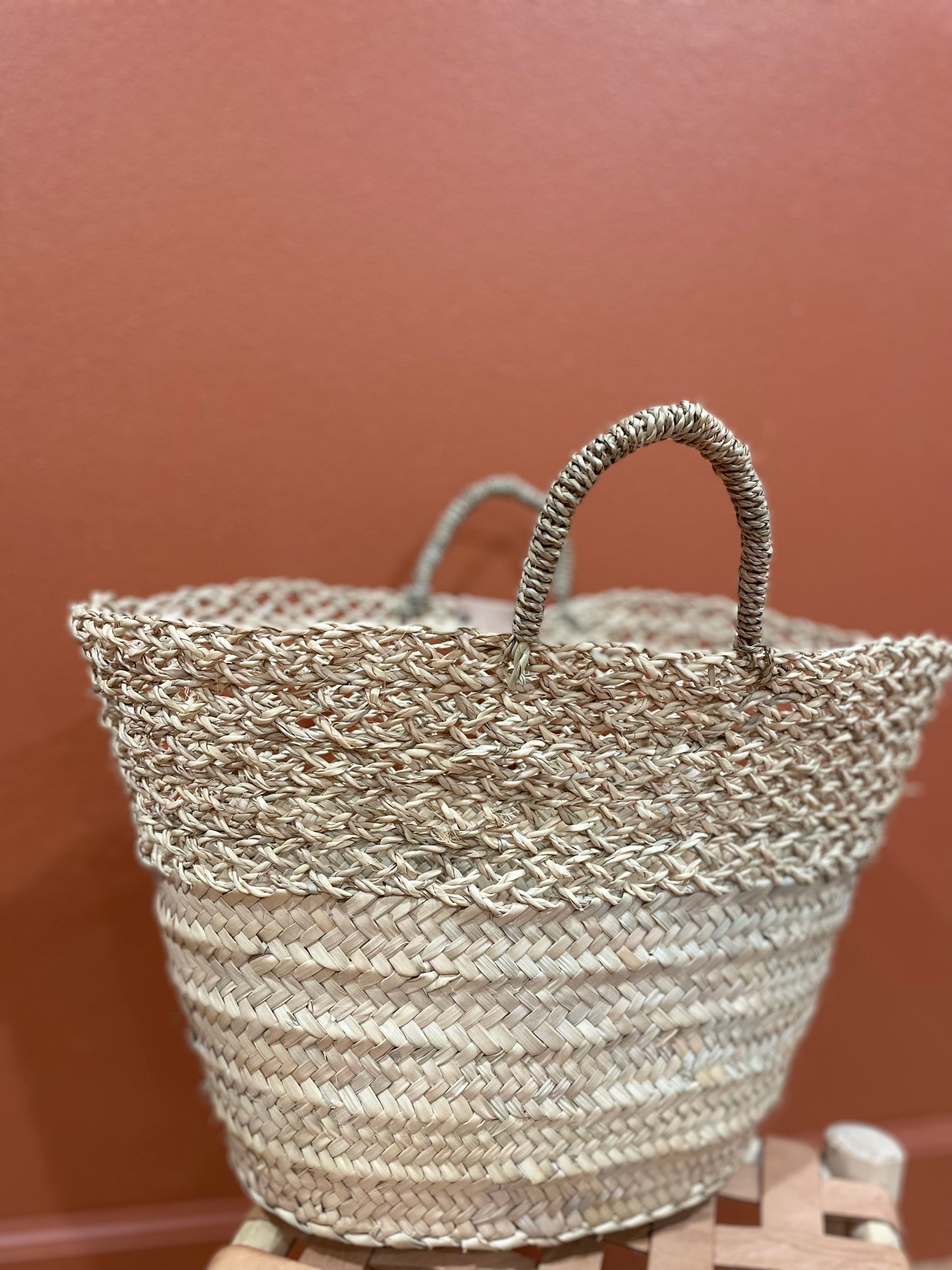 Moroccan Basket Bag Olie